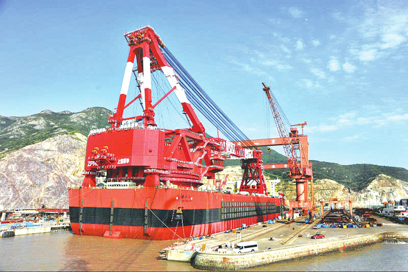 舞陽鋼板應(yīng)用于“振華30”工程